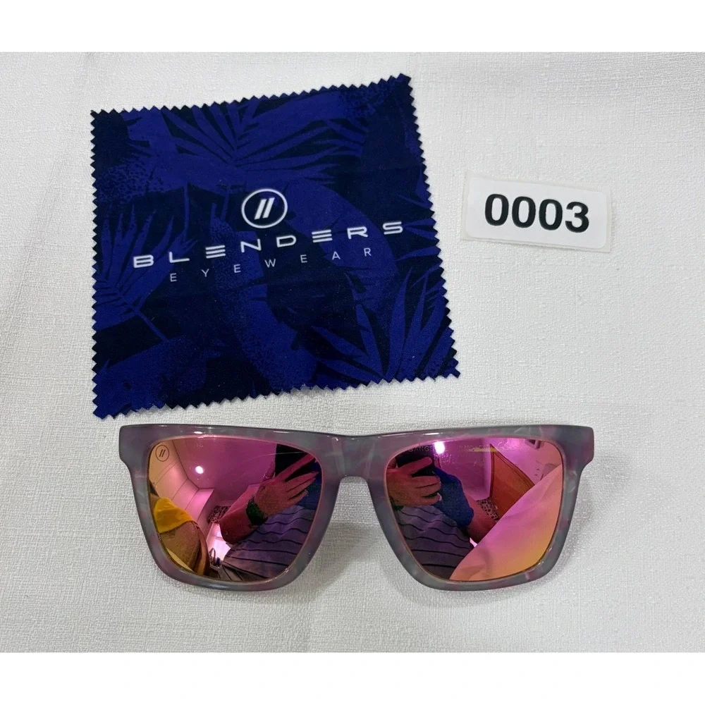 Blenders Eyewear Romeo Pretty Gangsta Polarized Sunglasses Pink Mirrored Grey